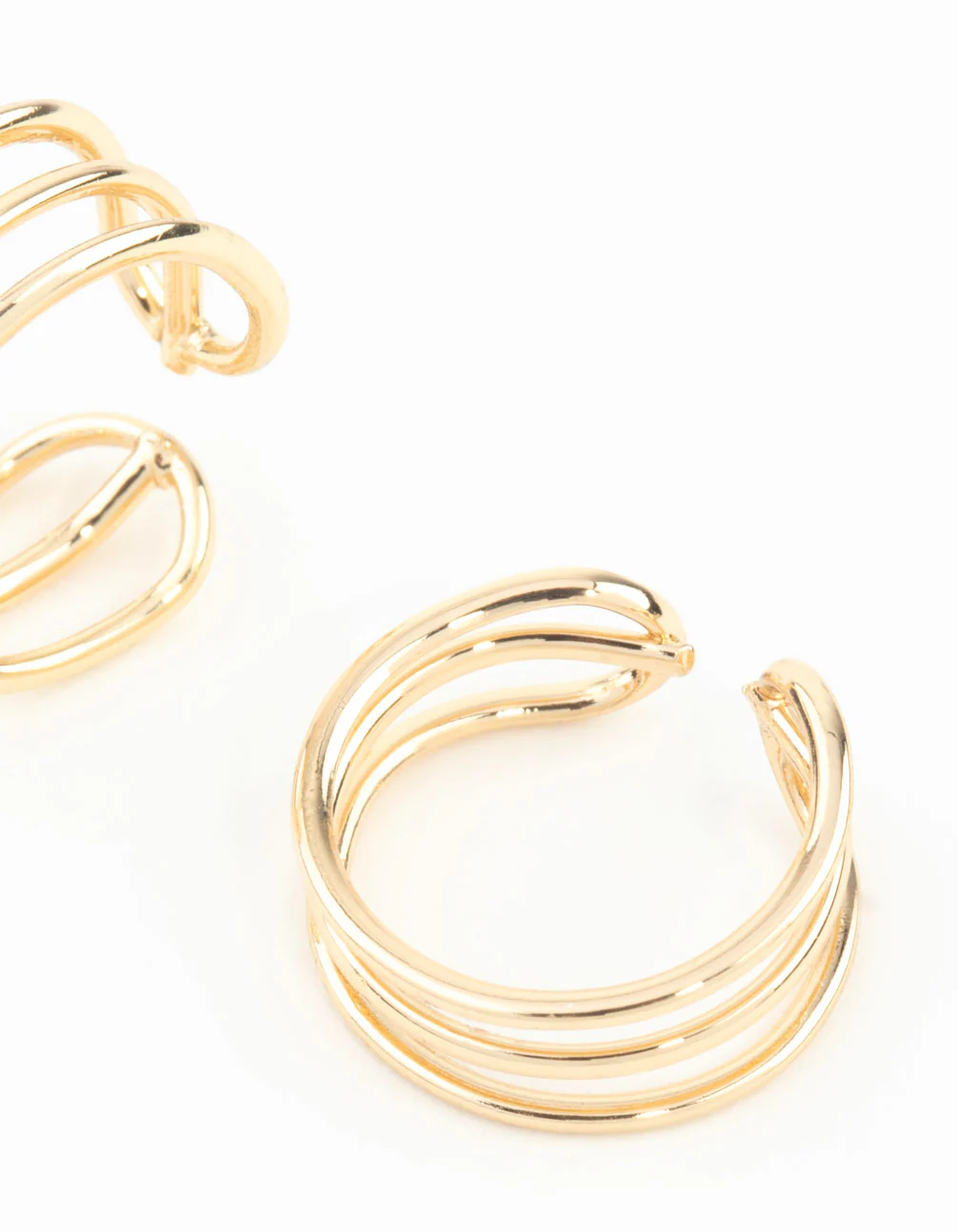 Gold Triple Line Ear Cuff Pack - Image 5