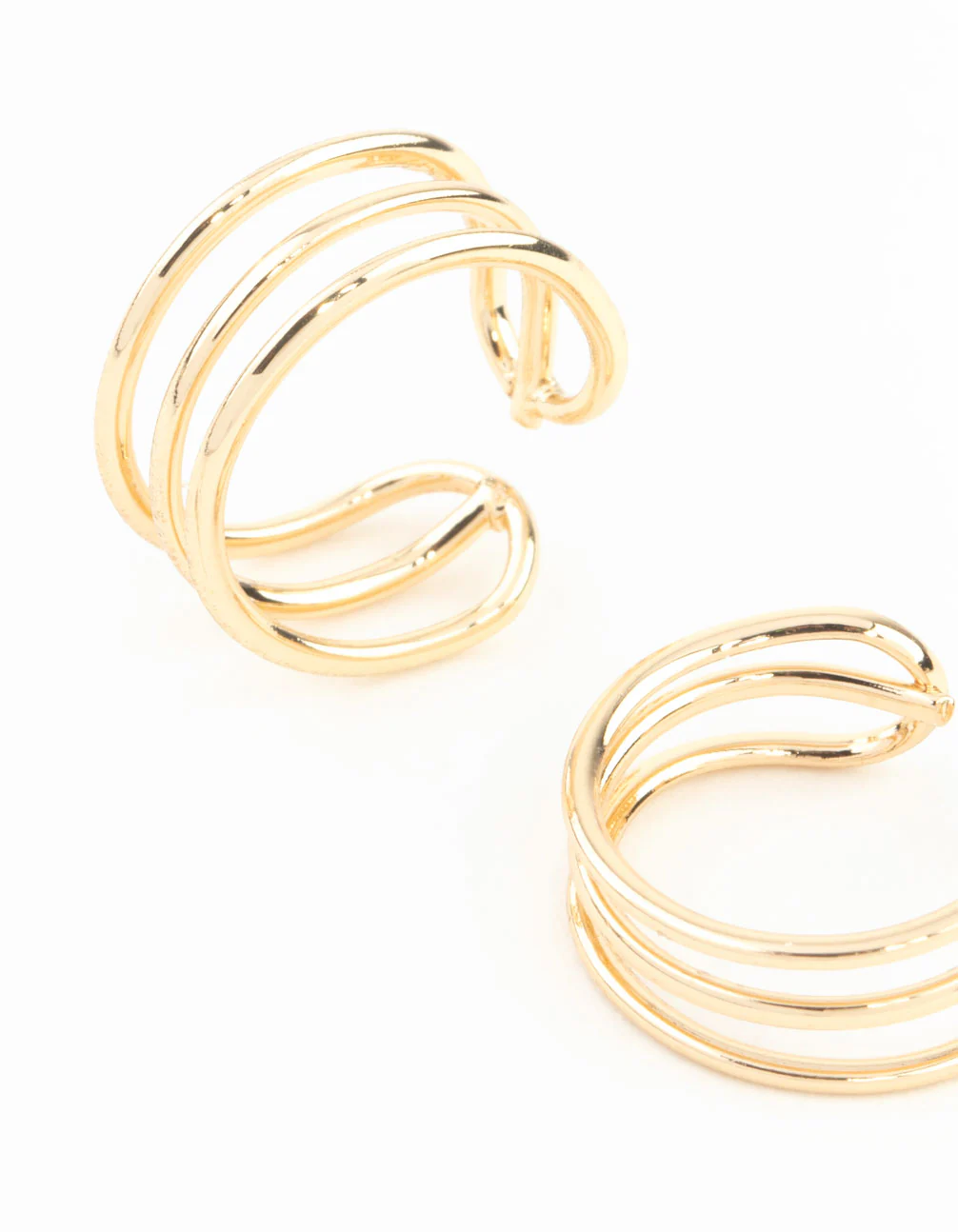 Gold Triple Line Ear Cuff Pack - Image 7
